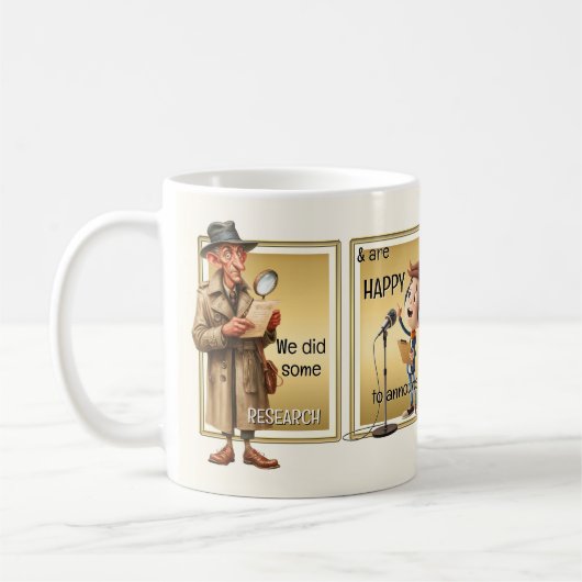 おもしろい漫画最高のボス コーヒーマグカップ (左)