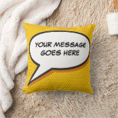 おもしろい漫画本パーソナライズされた音声バモダンブル クッション (ブランケット)