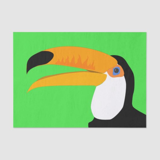 おもしろい漫画漫画トゥーカン鳥スマイル 薄葉紙 (正面)