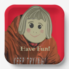 おもしろい漫画紙プレート ペーパープレート