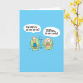 おもしろい漫画記念日カード–048 カード (黄色い花)