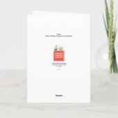 おもしろい漫画誕生日カード – 119 カード (裏面)