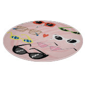 おもしろい漫画:トレンディーサングラスコレクション カッティングボード (角)