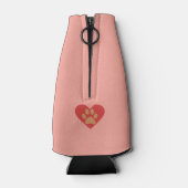 おもしろい漫画（犬）ドーベルマン・ピンシェルボトルクール ボトルクーラー (裏面)