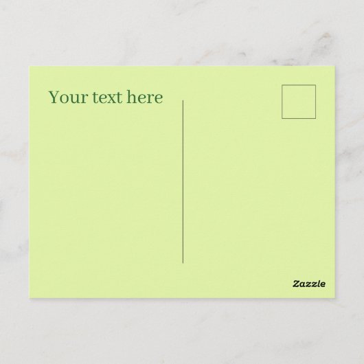 おもしろい漬物愛好家の追加文字 ポストカード (裏面)