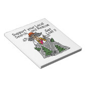 おもしろい無くなっている得て下さい ノートパッド (アングル)