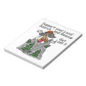 おもしろい無くなっている得て下さい ノートパッド (回転)