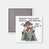 おもしろい無くなっている得て下さい マグネット (正面/裏面)