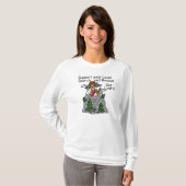 おもしろい無くなっている得て下さい Tシャツ (正面フル)
