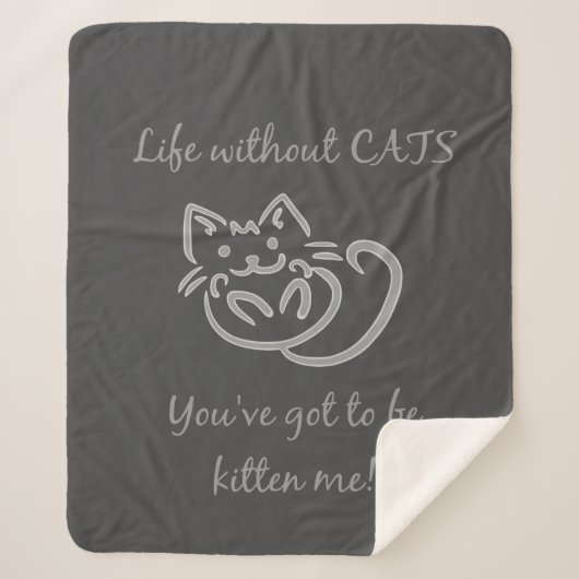 おもしろい無し引用文 シェルパブランケット (正面)