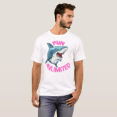 おもしろい無制限 – エンドレスJoyグラフィックシャツ Tシャツ (正面フル)