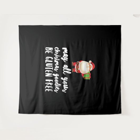 おもしろい無料のクリスマス タペストリー (正面(横))