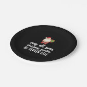 おもしろい無料のクリスマス ペーパープレート (アングル)