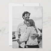 おもしろい無料ドリンク結婚写真 セーブザデート (裏面)