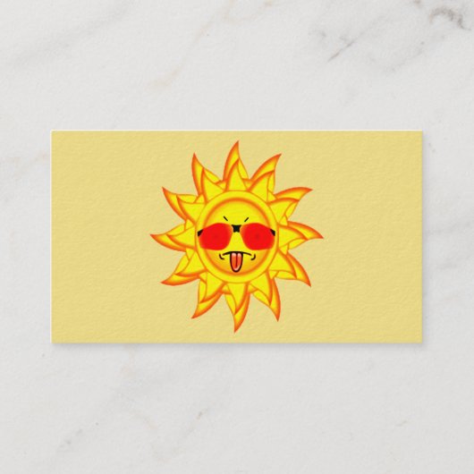 おもしろい熱すぎる日除けブラインド会社 名刺 (裏面)