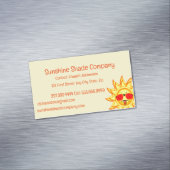 おもしろい熱すぎる日除けブラインド マグネット名刺 (インサイチュ)