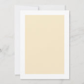 おもしろい熱帯ブライダルシャワーカクテルドリンク 招待状 (裏面)