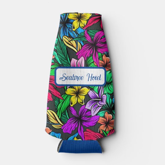 おもしろい熱帯花 ボトルクーラー (正面)