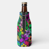 おもしろい熱帯花 ボトルクーラー (ボトル裏面)