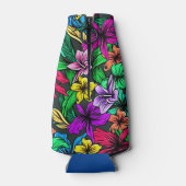 おもしろい熱帯花 ボトルクーラー (裏面)