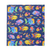 おもしろい熱帯魚 ノートパッド (正面)