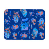 おもしろい熱帯魚 マグネット (横)