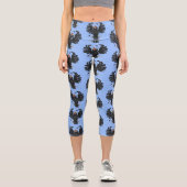 おもしろい熱狂するイラストレーション カプリレギンス (正面)