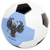 おもしろい熱狂するイラストレーション サッカーボール (3/4)