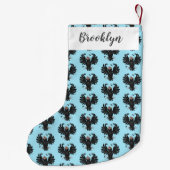 おもしろい熱狂するイラストレーション スモールクリスマスストッキング (裏面)