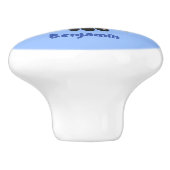 おもしろい熱狂するイラストレーション セラミックノブ (側面)