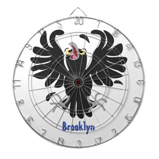 おもしろい熱狂するイラストレーション ダーツボード (正面)