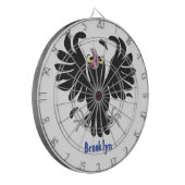 おもしろい熱狂するイラストレーション ダーツボード (正面左)