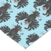 おもしろい熱狂するイラストレーション テーブルクロス (アングル)