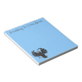 おもしろい熱狂するイラストレーション ノートパッド (アングル)