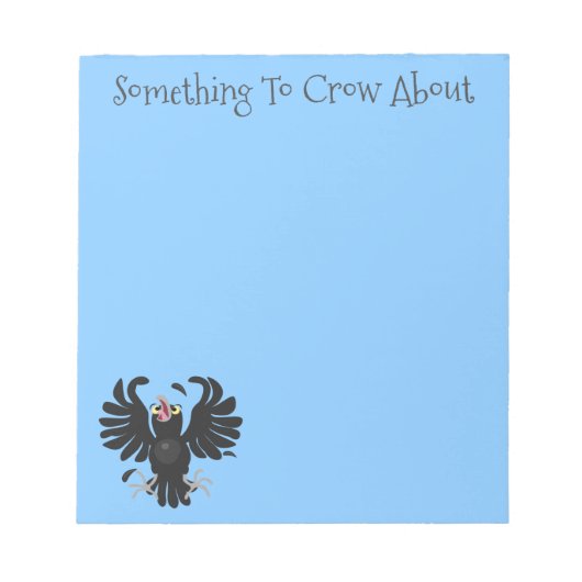 おもしろい熱狂するイラストレーション ノートパッド (正面)