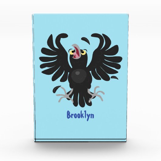 おもしろい熱狂するイラストレーション フォトブロック (正面)