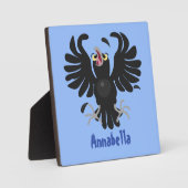 おもしろい熱狂するイラストレーション フォトプラーク (正面)