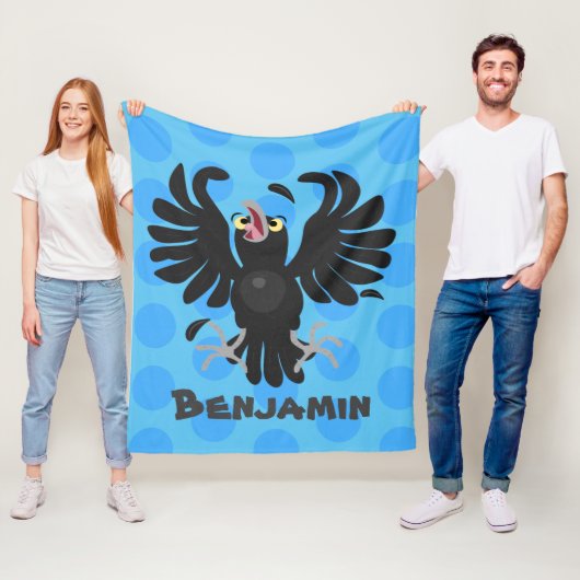 おもしろい熱狂するイラストレーション フリースブランケット (インサイチュ)