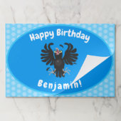 おもしろい熱狂するイラストレーション ペーパーパッド (折り畳み)