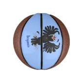 おもしろい熱狂するイラストレーション ミニバスケットボール (縦)