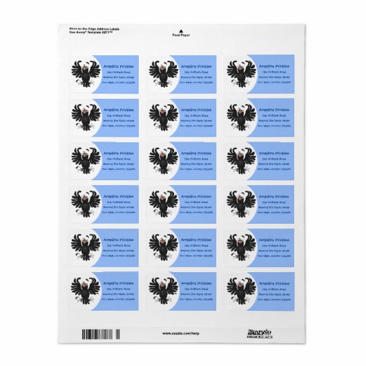 おもしろい熱狂するイラストレーション ラベル (フルシート)