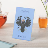 おもしろい熱狂するイラストレーション 台座サイン (インサイチュ)