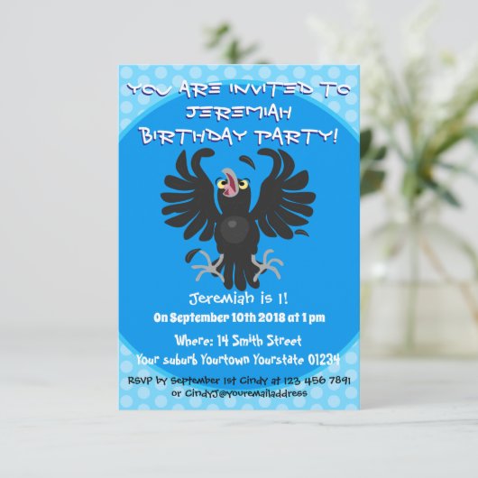 おもしろい熱狂するイラストレーション 招待状 (スタンド正面)