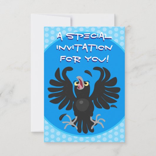 おもしろい熱狂するイラストレーション 招待状 (裏面)