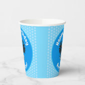 おもしろい熱狂するイラストレーション 紙コップ (左)