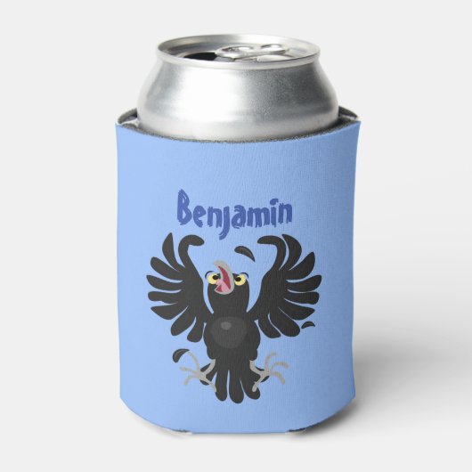 おもしろい熱狂するイラストレーション 缶クーラー (缶正面)