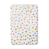 おもしろい熱狂するカラフル水玉模様 バスマット (正面縦)