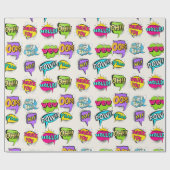 おもしろい熱狂する引用文 ラッピングペーパー (フラット)