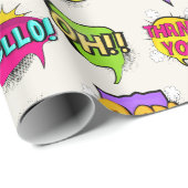 おもしろい熱狂する引用文 ラッピングペーパー (ロールコーナー)