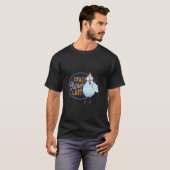 おもしろい熱狂する鶏の女の熱狂する子 Tシャツ (正面フル)